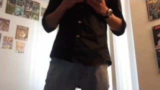 Two handed masturbation
