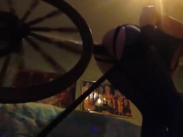 Spinning wheel where the first fuck machine known to modern man