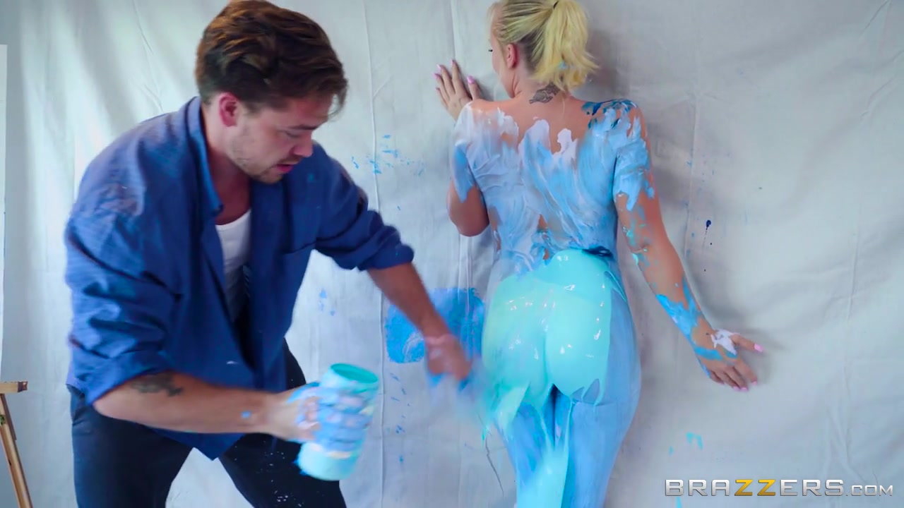 Bailey Brooke Kyle Mason in Paint Job - BrazzersNetwork