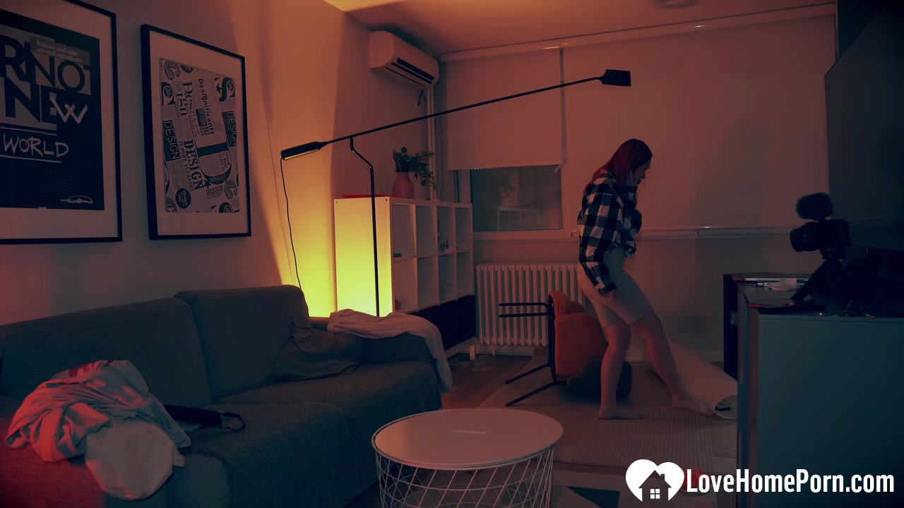 Robber gets to fuck a hot redhead wife