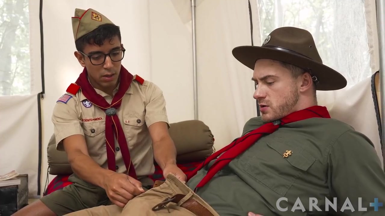 Cole Blue In Camping Trip Turns Into A Wild Frenzy Of Lust For Two Scouts