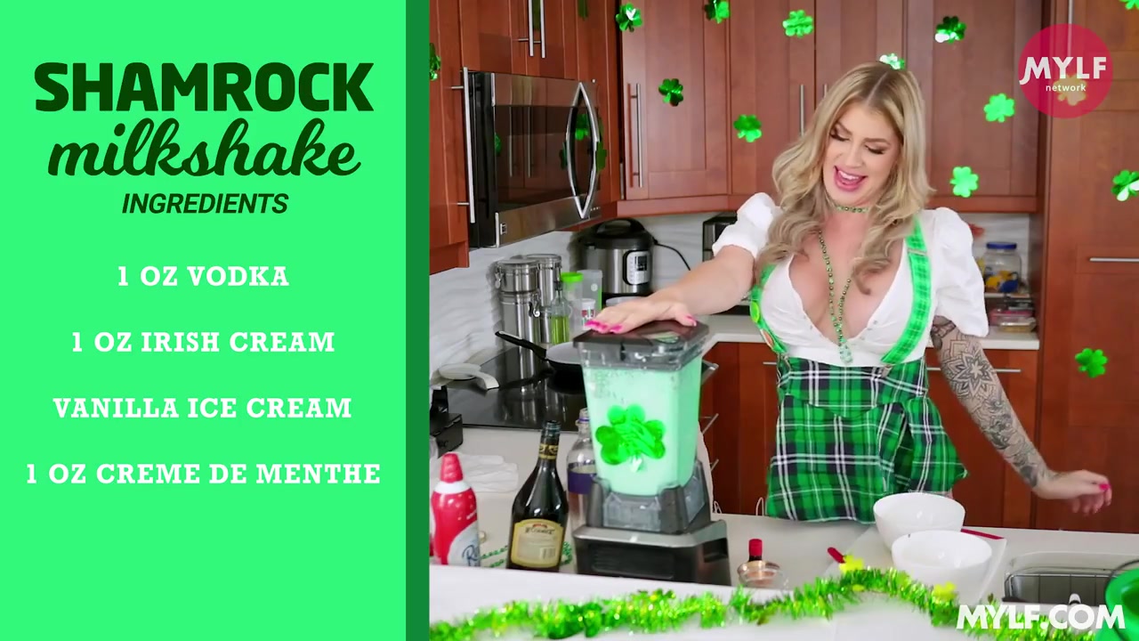 Tasting Her Shamrock Milkshake - MYLF