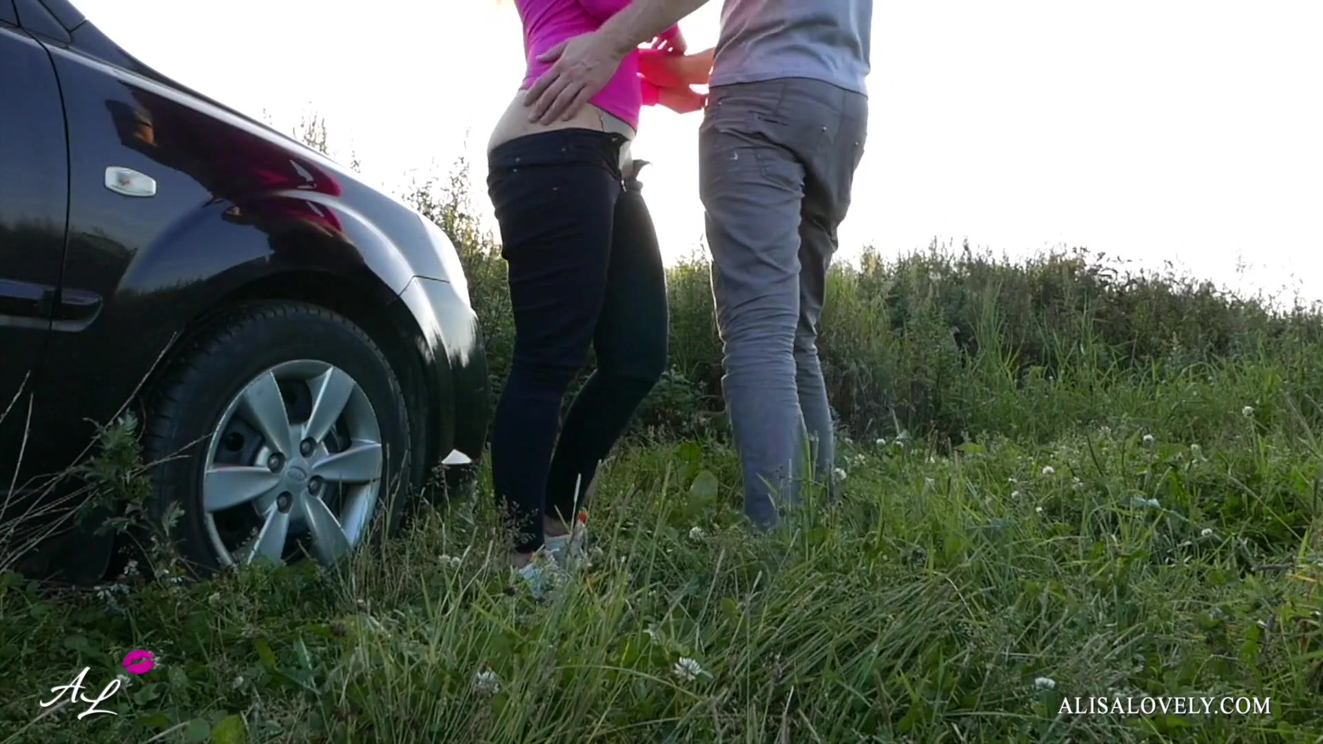 Taxi Driver Took The Girl Put Of Town To Fuck Her Outdoors