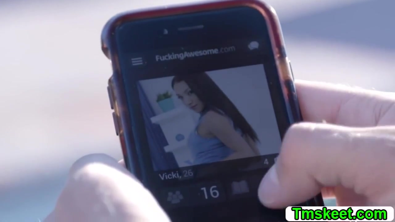 Jaye Summers - Tanned teen 18+ Sucks Mick Blues Cock In The O