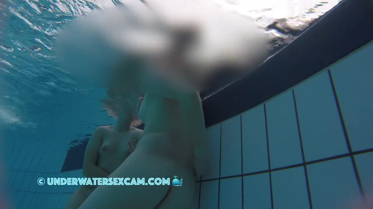 These Hot Lesbian Girls Make All The Men In The Sauna Pool Horny