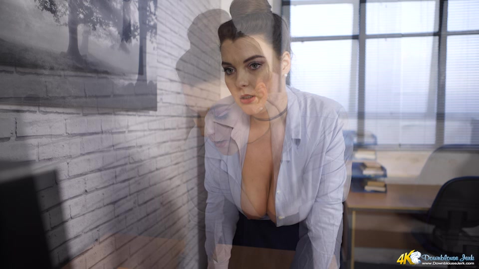 Cherry Blush in Is That Turning You On Sir? - DownblouseJerk
