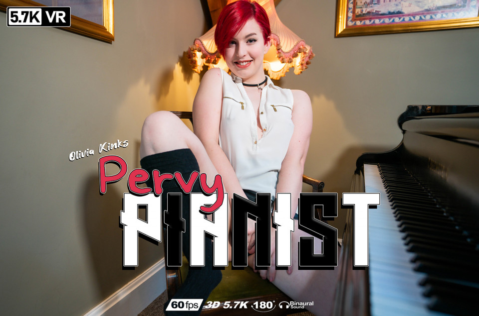 Pervy Pianist featuring Olivia Kinks - WankitNowVR