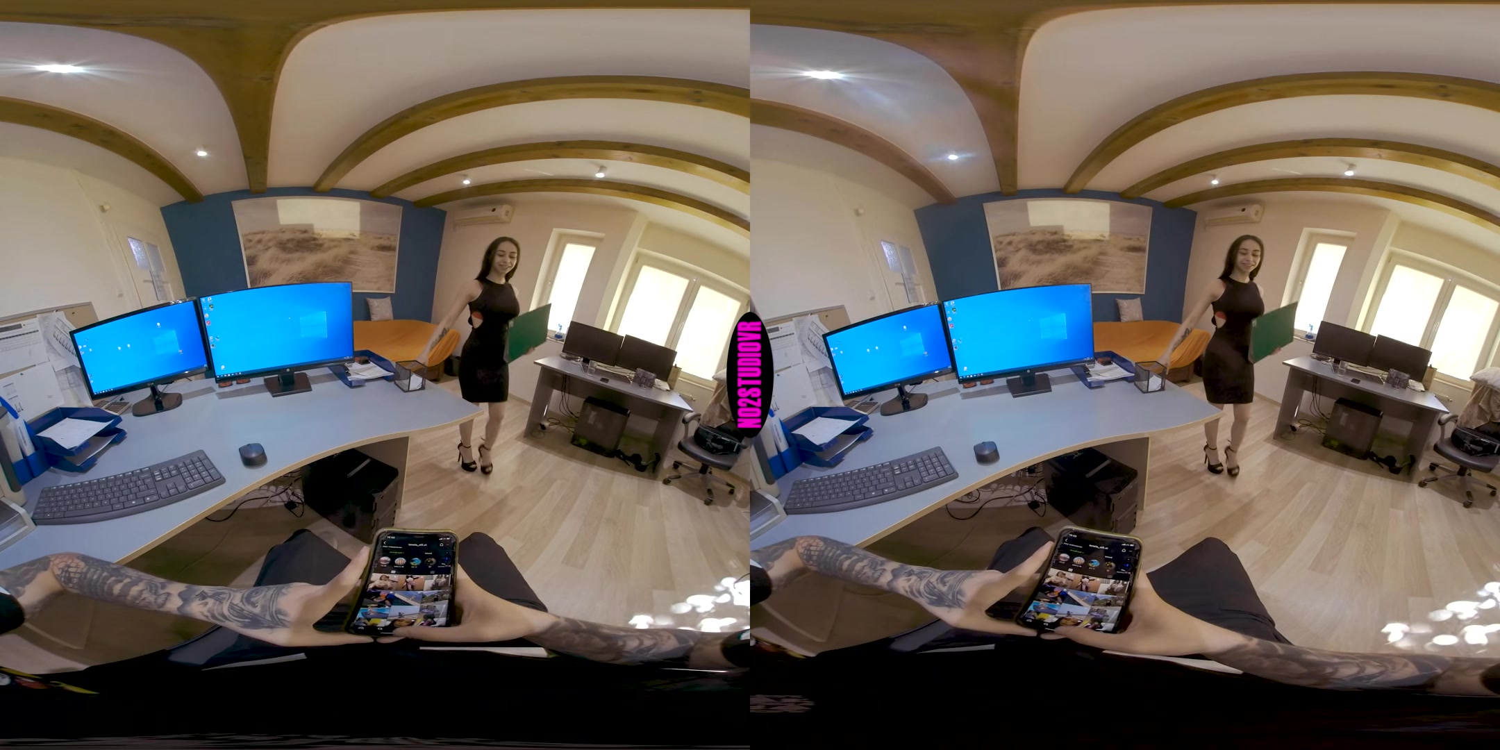 At the Office - Busty Secretary - No2StudioVR