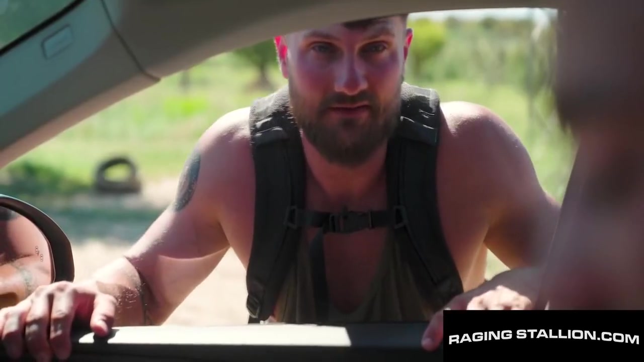 Spain Heatwave Hitchhike - Ripe Pits & Big Dick Bareback - Drew Valentino And Heathen Halo