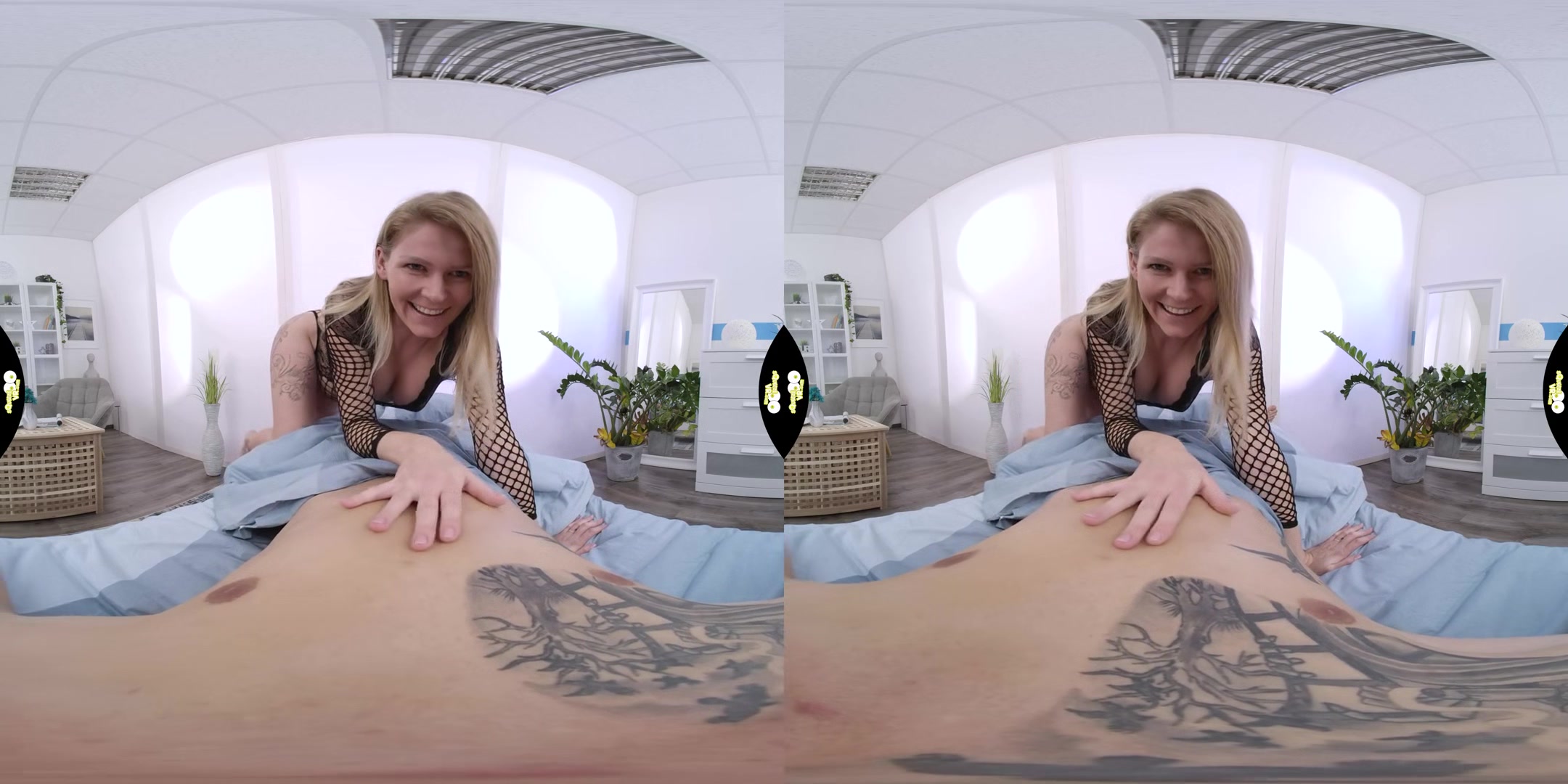 Sex with Pregnant; Pregnant Pornstar Blonde Babe in Fishnet Body Stocking