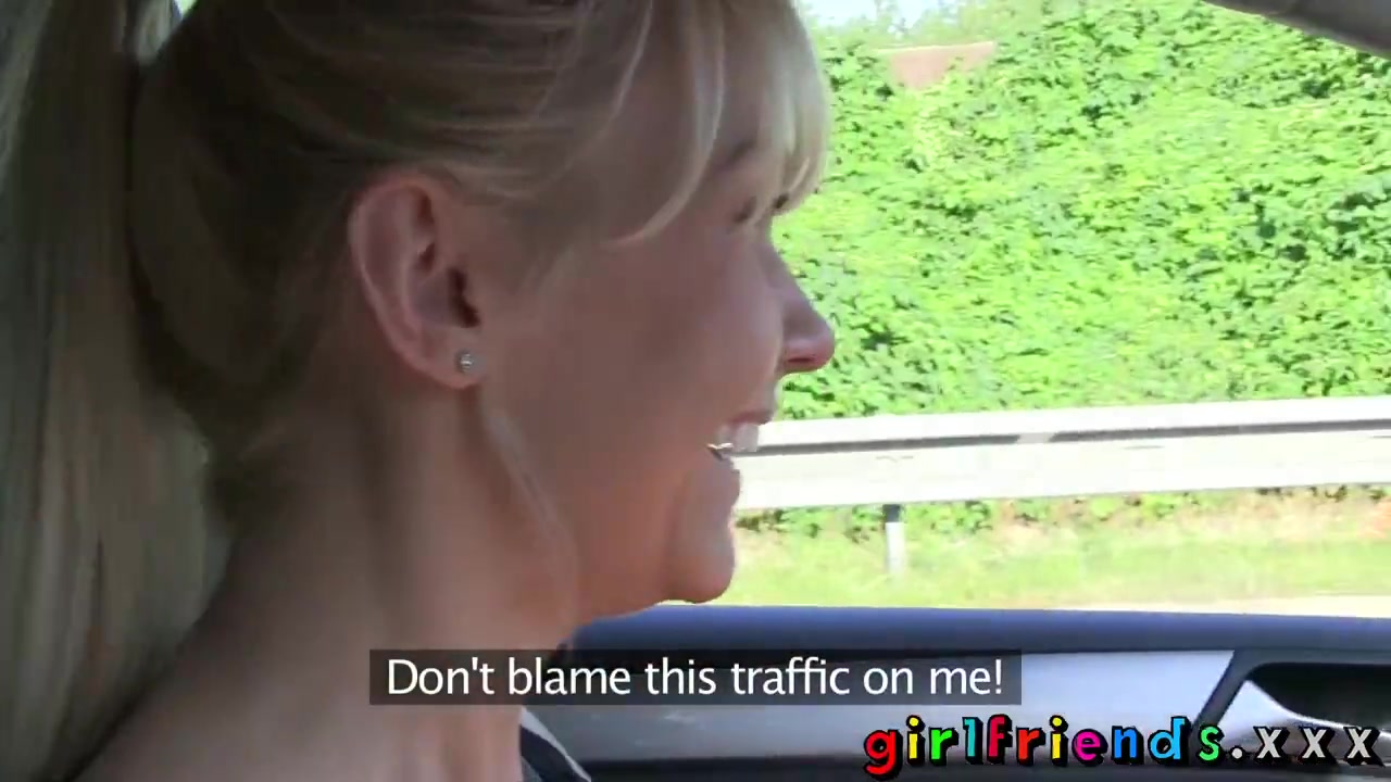 Girlfriends Fit babes eat pussy on back seat of a car
