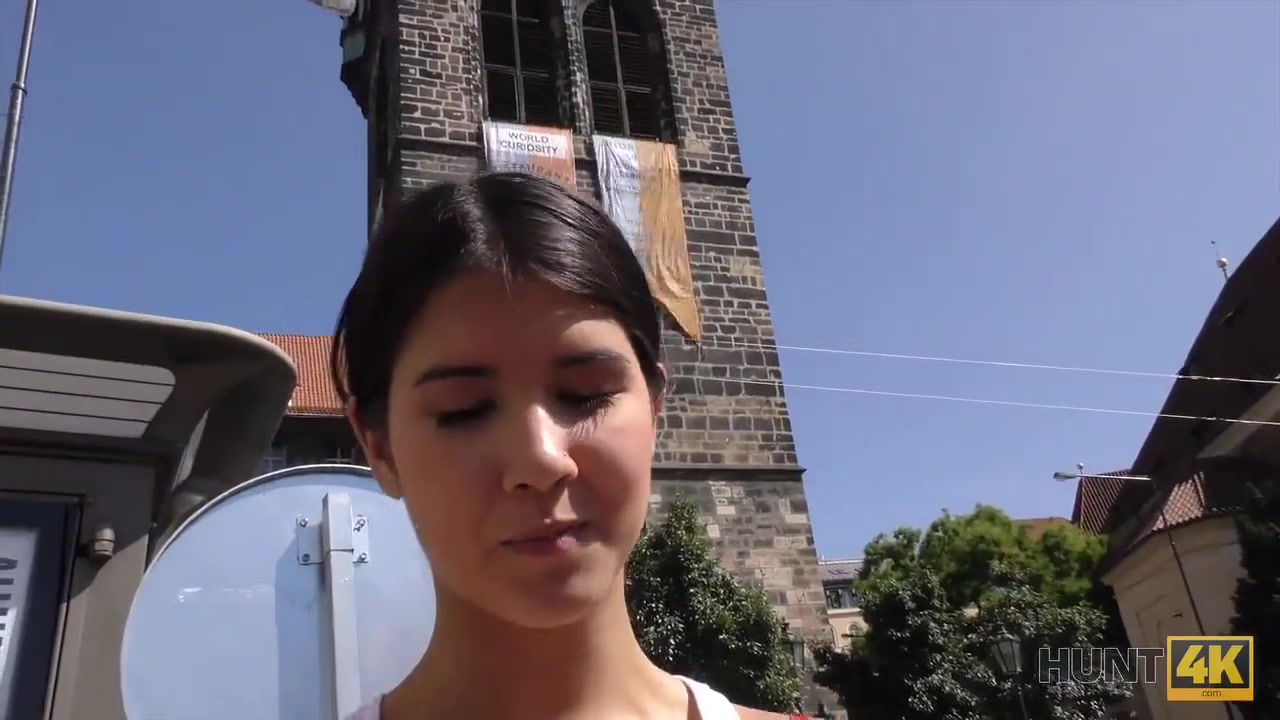 HUNT4K. Rich guy picked up teen 18+ Madelina Dee not afraid of her BF