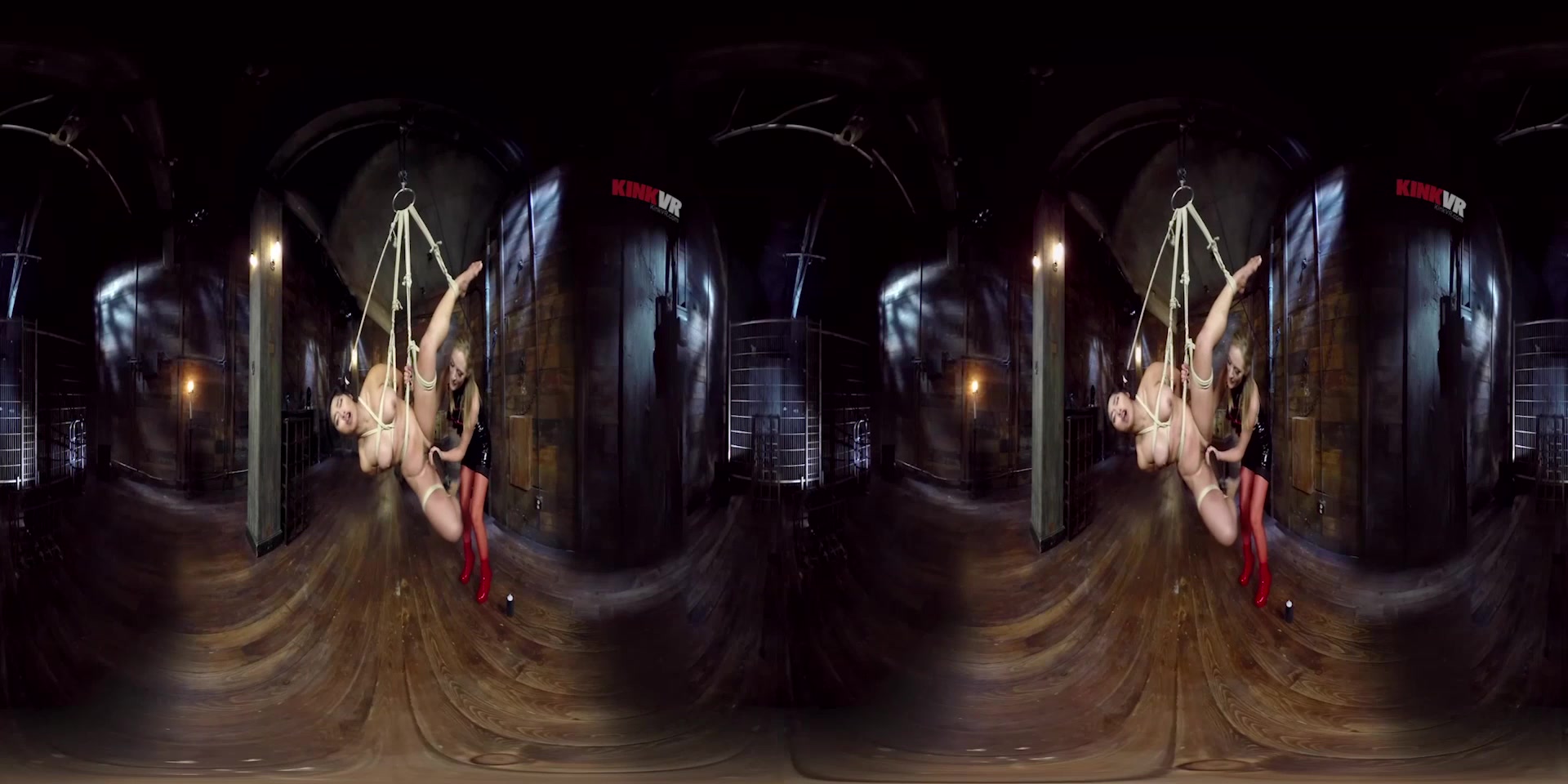 Lilith Luxe & Veruca James in Lez Service Slave - KinkVR
