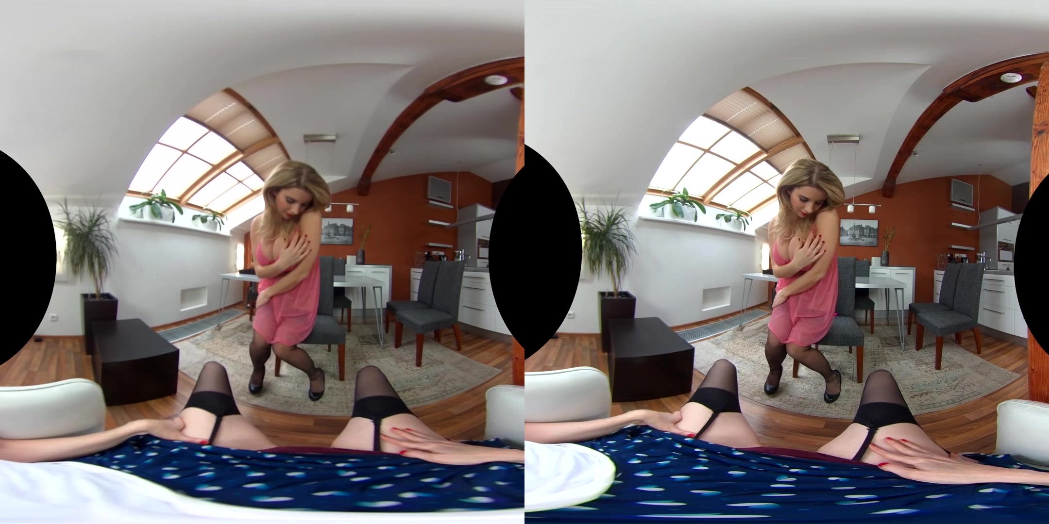 Pregnant In Panties; Huge Tits Blonde Pornstar - Sexlikereal