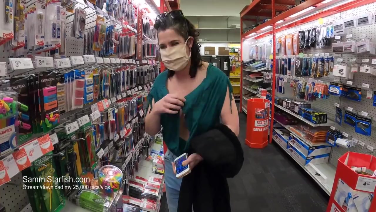 Sammi Starfish In Step moms Tits Keep Falling Out - Taboo Shopping 6 Min