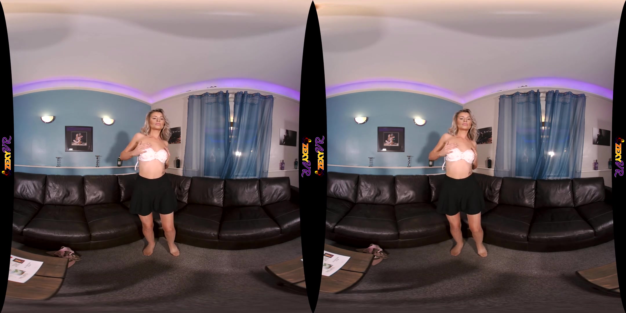 VIP Striptease - Blonde MILF Solo Striptease - SexLikeReal