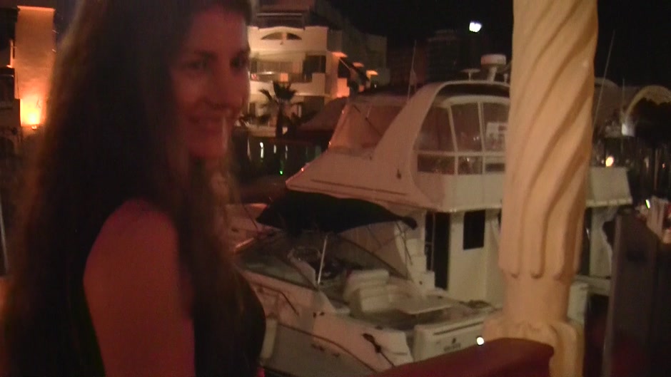 Agnessa in naughty amateur couple having sex by their car