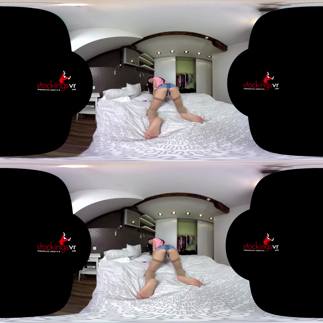 Rosaline Rose in Not So Innocent Rosalie Rosa - StockingsVR