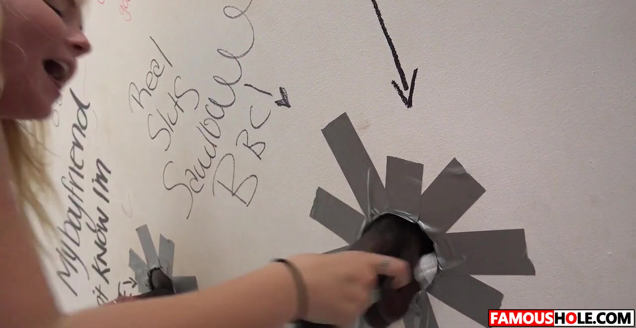 Melissa May Gets The Biggest Glory Hole Cock