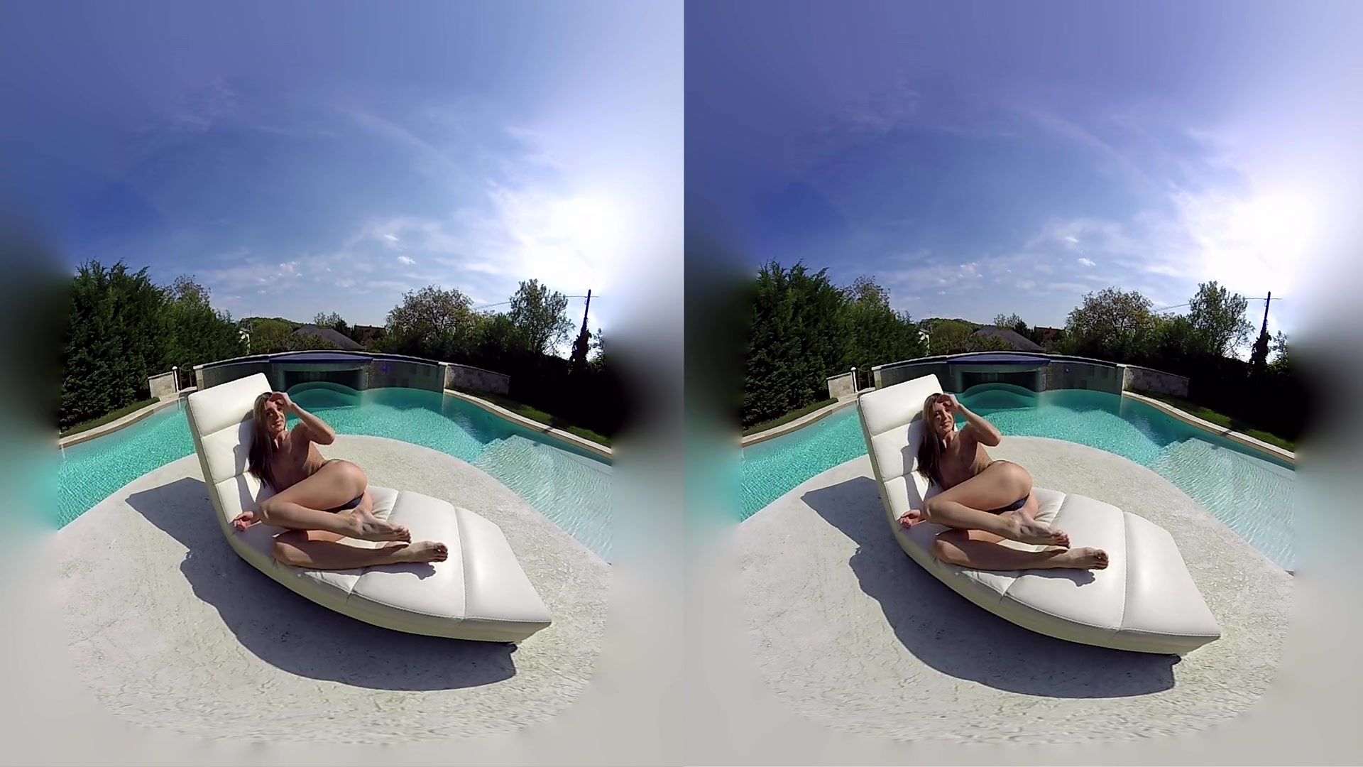 Gina Gerson in Gina Gerson Plays by the Pool - VirtualPornDesire