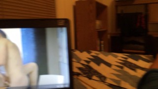 Quick jerkoff and cum