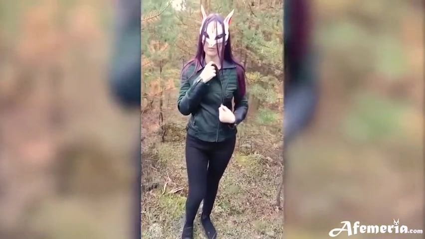 Femfoxfury - Foxy Passionate Blowjob And Doggystyle Fuck In The Forest