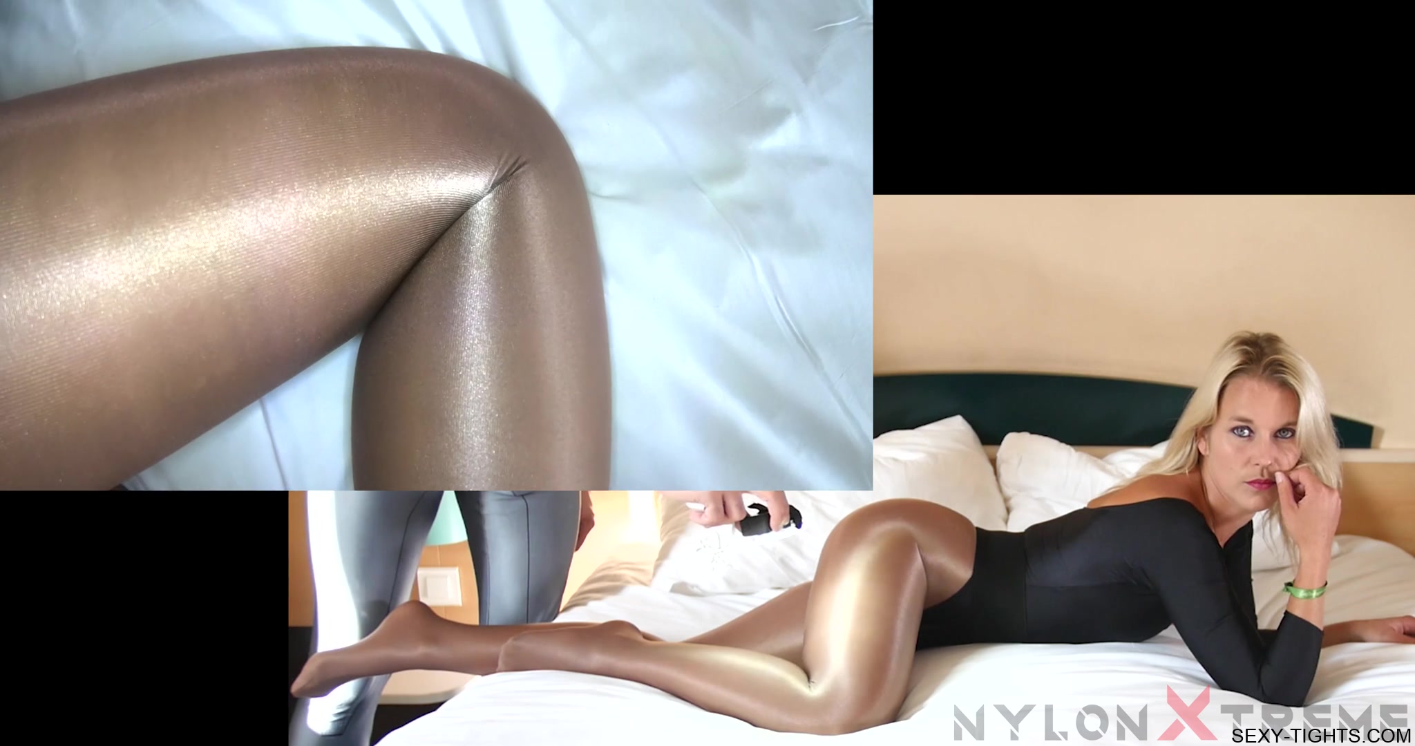 156 Naomie Loup Shinny Pantyhose Leotard - Sex Movies Featuring Sexy Tights