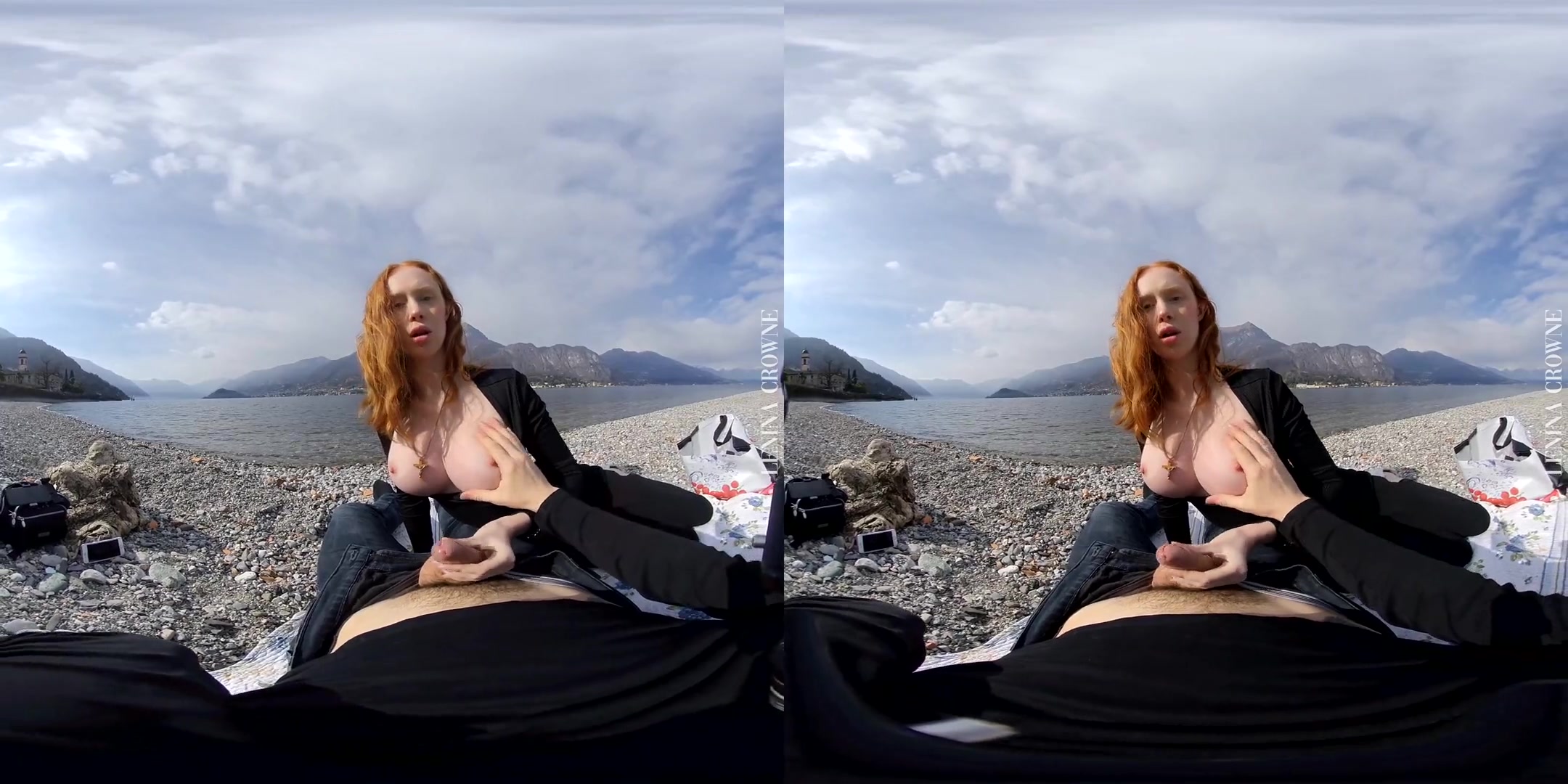 Lakeside Picnic with a Blowjob - SexLikeReal