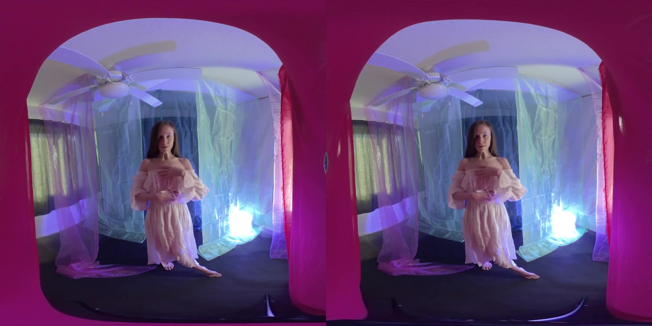 Curtains - Emily Bloom in a Solo Tease - SexLikeReal