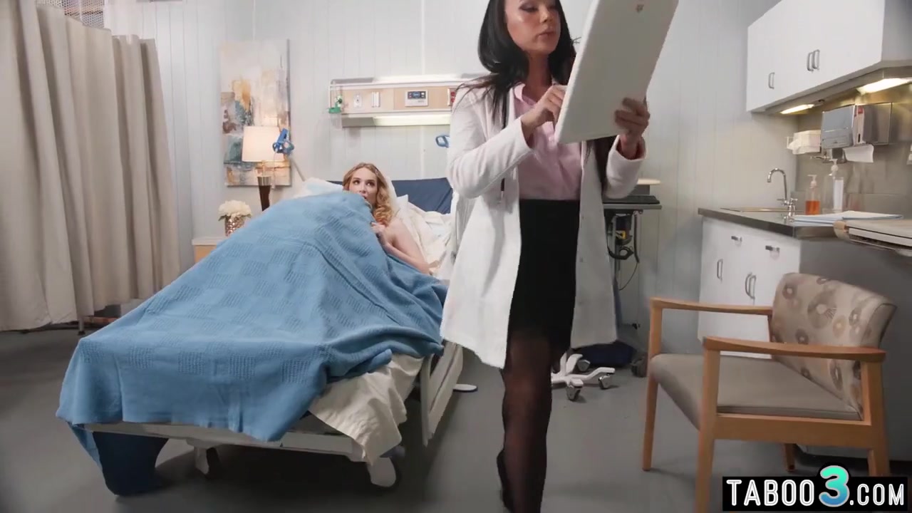 Arousing Nurse And Tranny Doc Shag Ts Patient - Kasey Kei, Erica Cherry And Riley Nixon