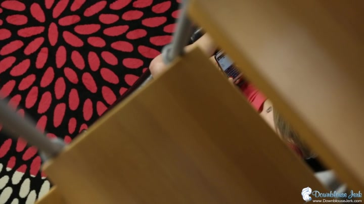 Chloe Toy in Texting Tits - DownblouseJerk