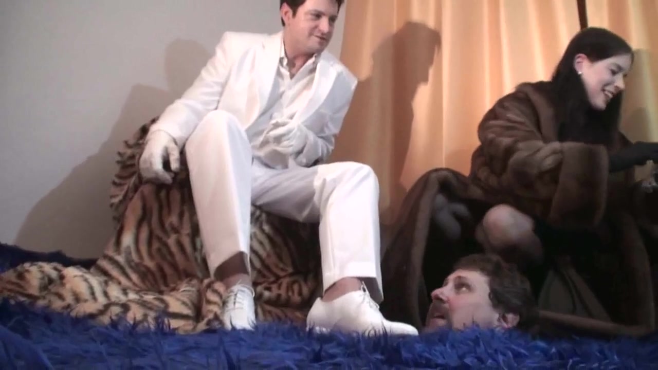 Shitface lick his masters shoes by Femdom Austria
