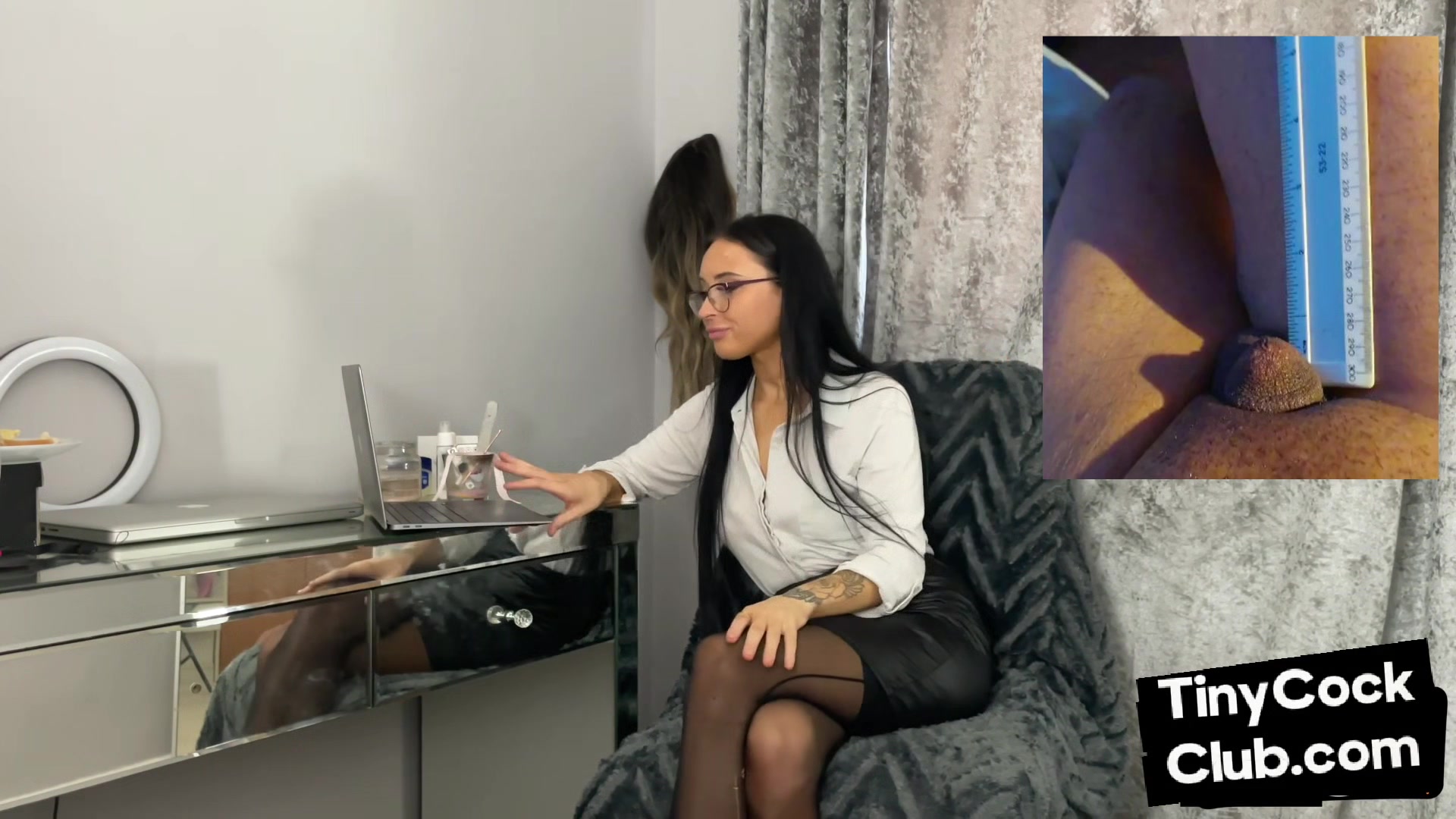 Femdom beauty babe comment smalldicks