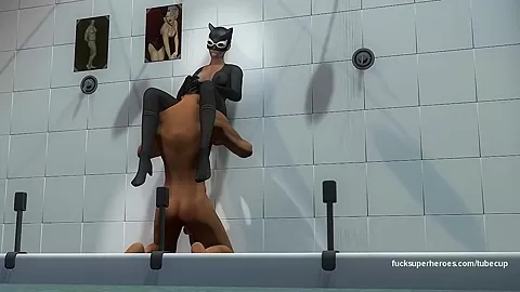 Robin and Cat woman - Meow