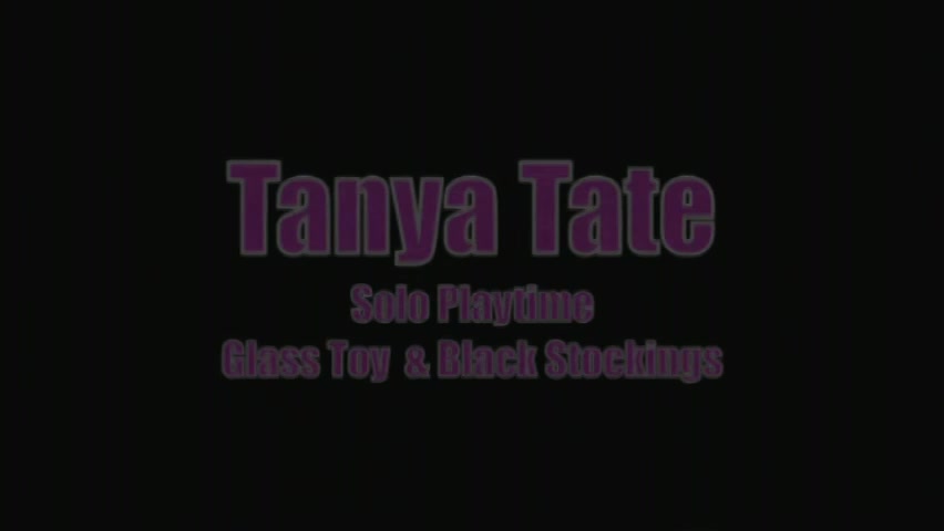 Tanya Tate Glass Toy Solo Play Black Stockings Cupless Basque - Sex Movies Featuring Tanya Tate