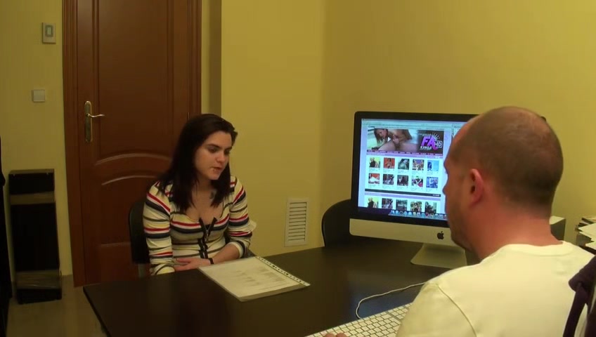 Patricia and her fiant clit, almost like a dick. FAKings Casting