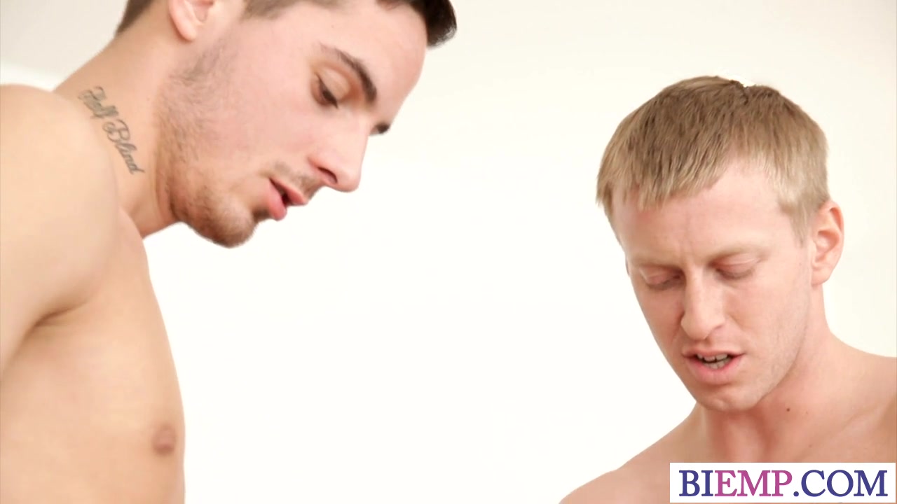 Bi curious couple take their first cock