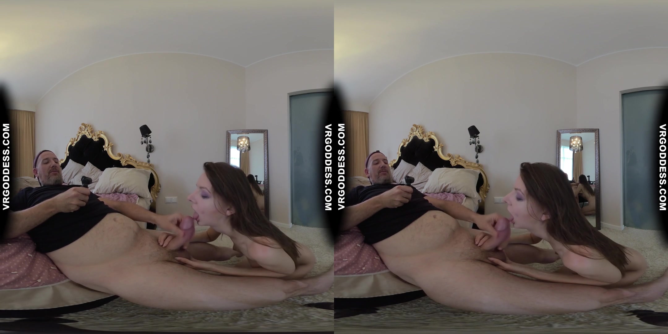 Big Boobed Rebeka Ruby Blowing Lucky Cameraman Deepthroating Ruining Her Makeup Mouthcum