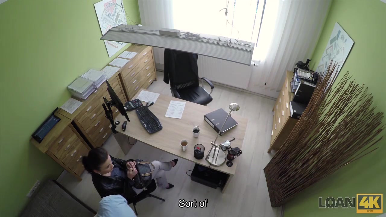 LOAN4K. Agent offers nice girl a good loan for passionate fucking