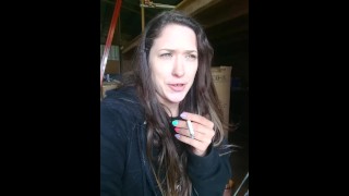 Quick Smoke, Small Tits, Fucking Cold!!!
