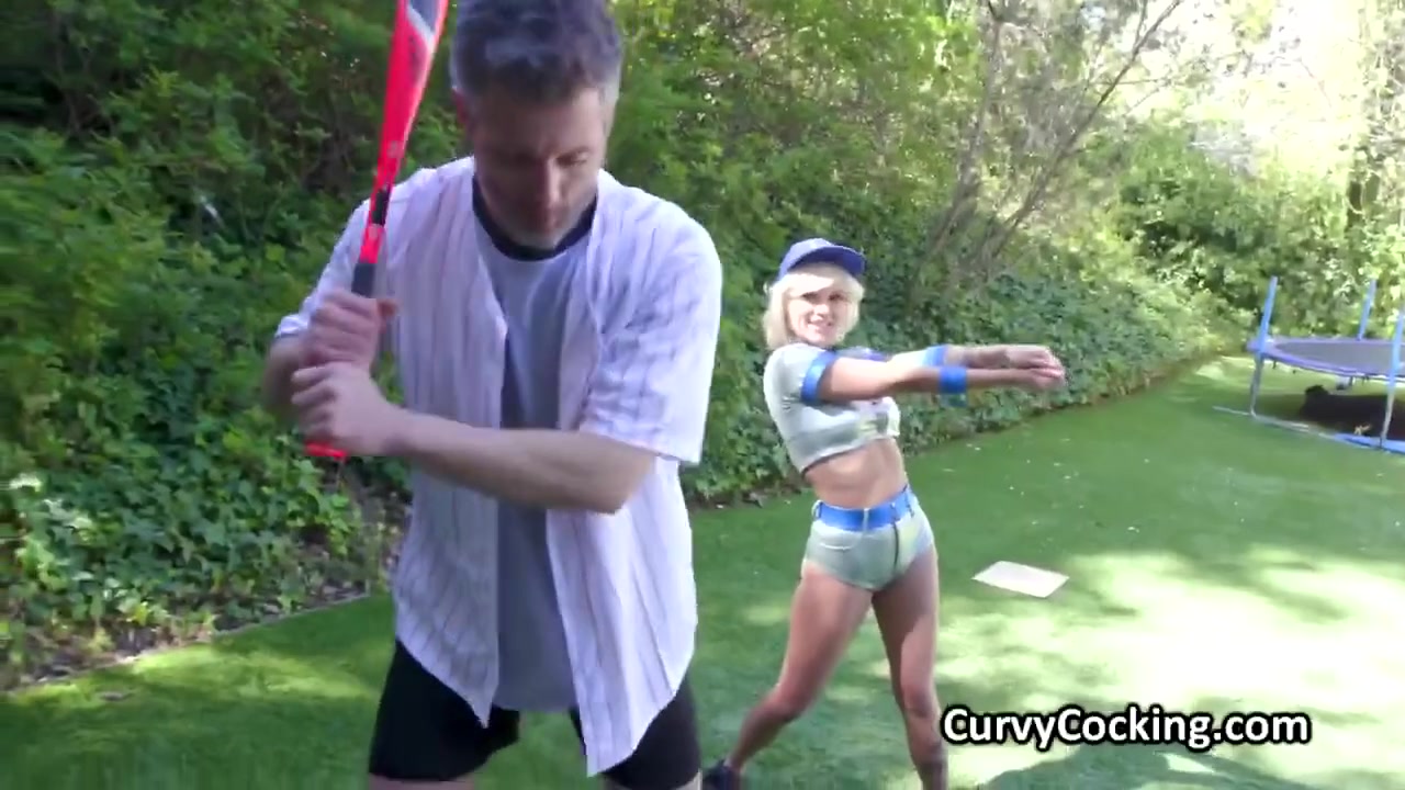Sporty Blond Loves Baseball And Penis After Training