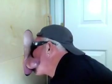 Gloryhole Professor Cums To Feed