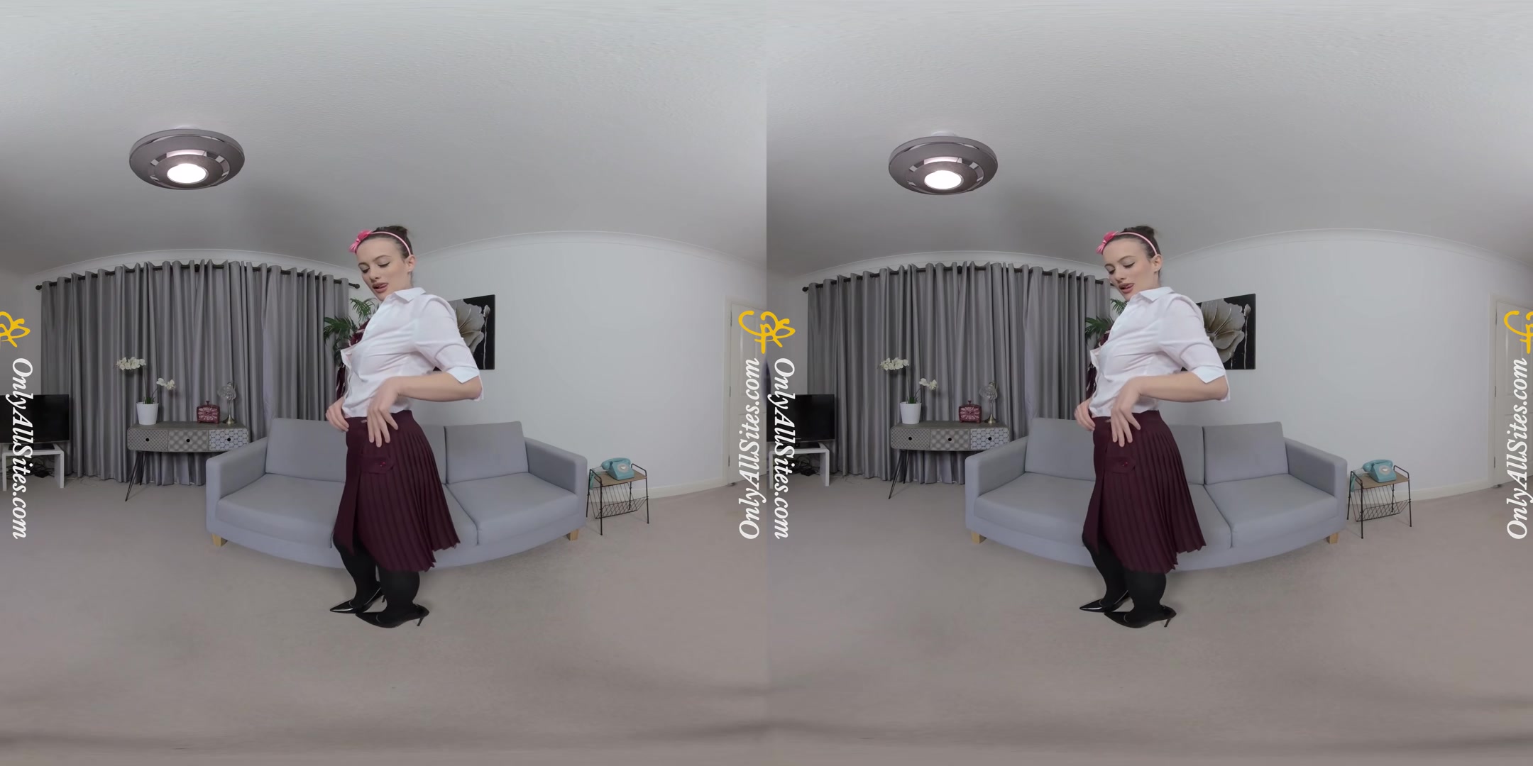 Jamie Jones - Naughty Strips After Class - OnlyTease
