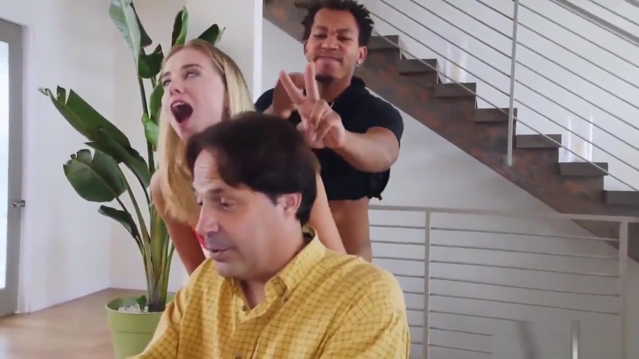 Fucking Behind My Stepdads Back With Haley Reed