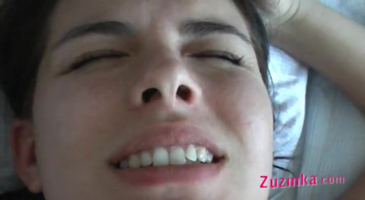Amateur czech Zuzinka and her first lesbian experience