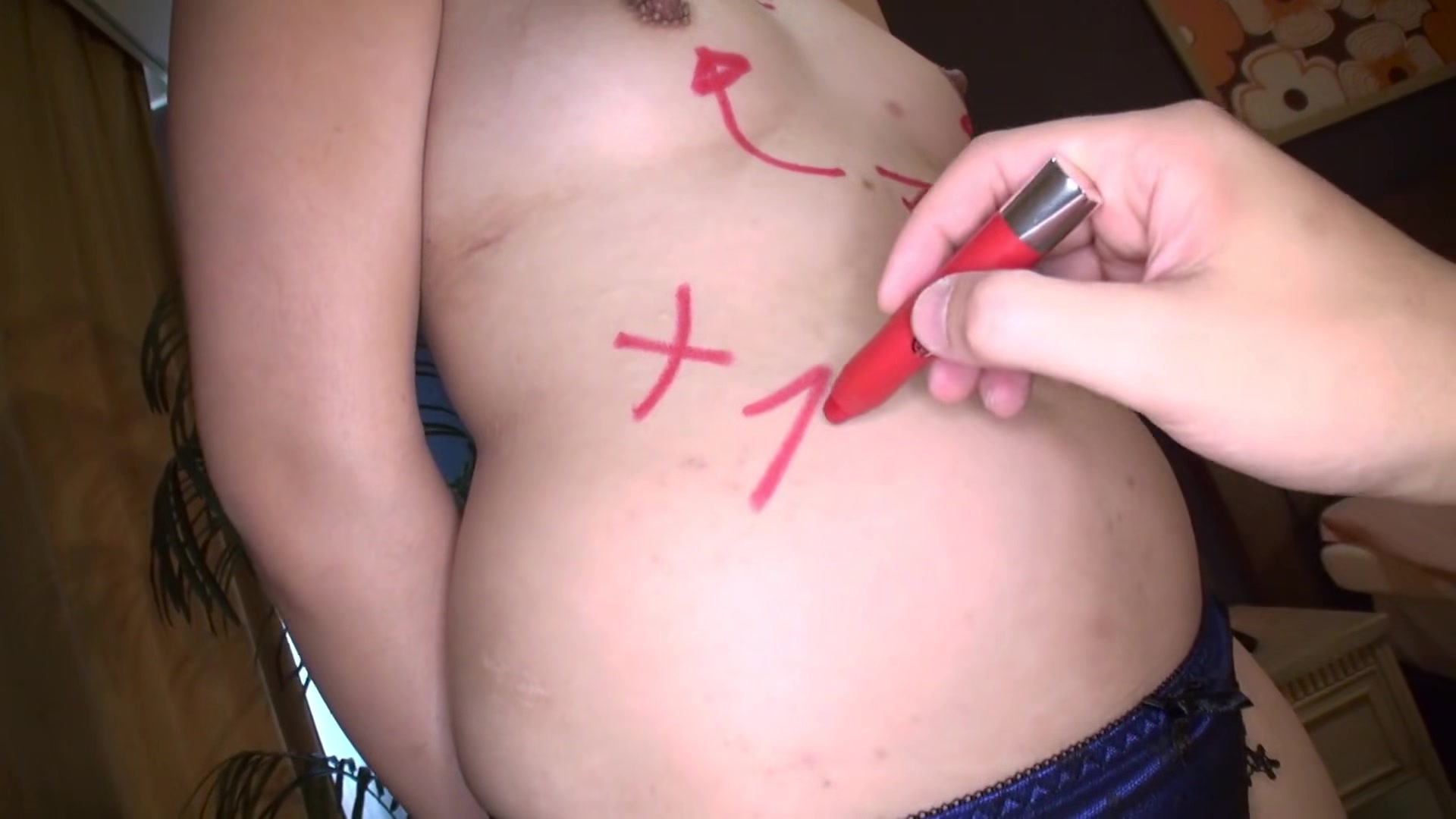 Rikako Yamada A Girl Is Scribbled All Over Her Body But She Still Gets Horny - 10musume