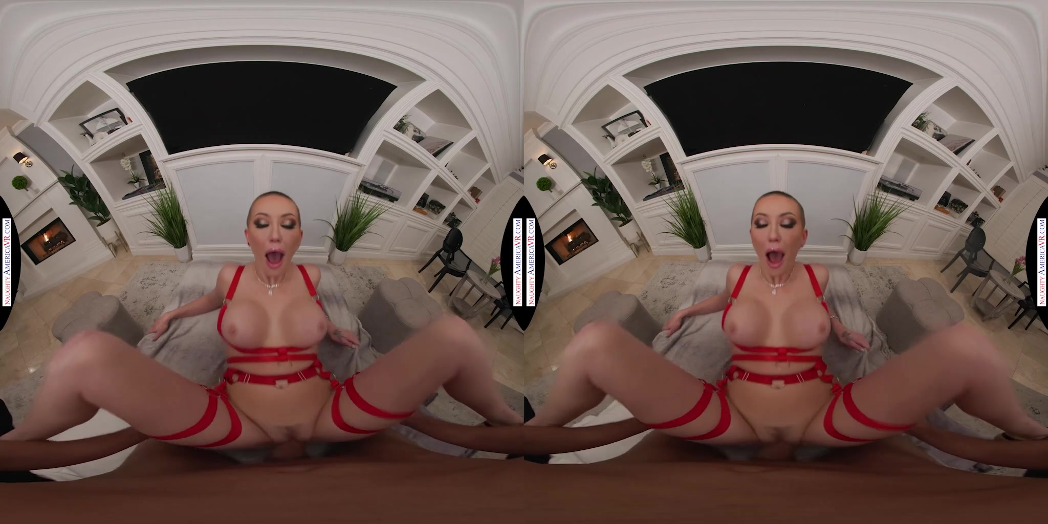 Your sexy neighbor Adira Allure wants to ride your big cock before her sex party