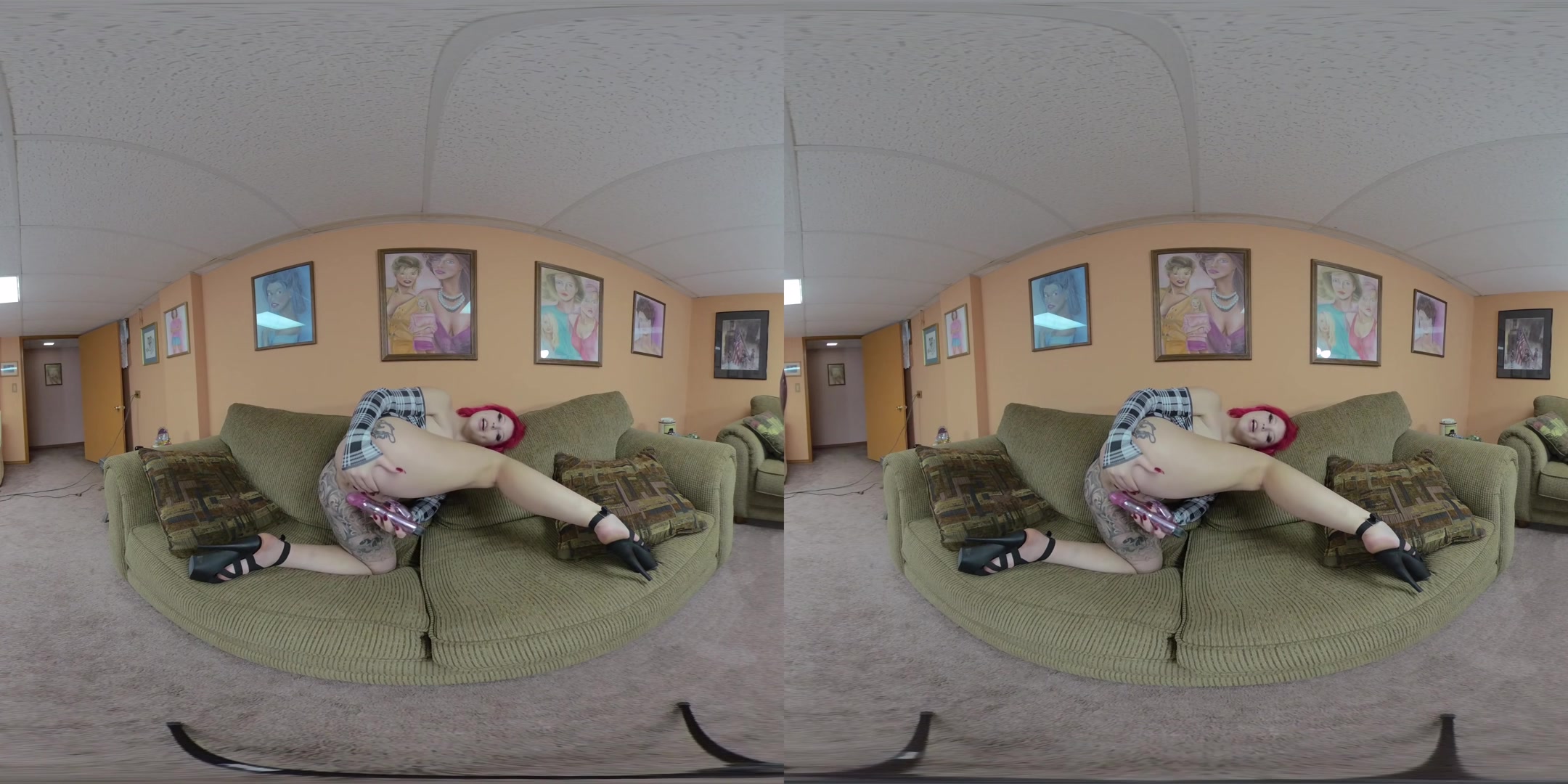 Pink Haired Coed Taylor Nicole Gets Off With Her Rabbit Vibrator - ChickPassVR