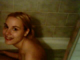 Bathtub fun for a naked teenager 18+