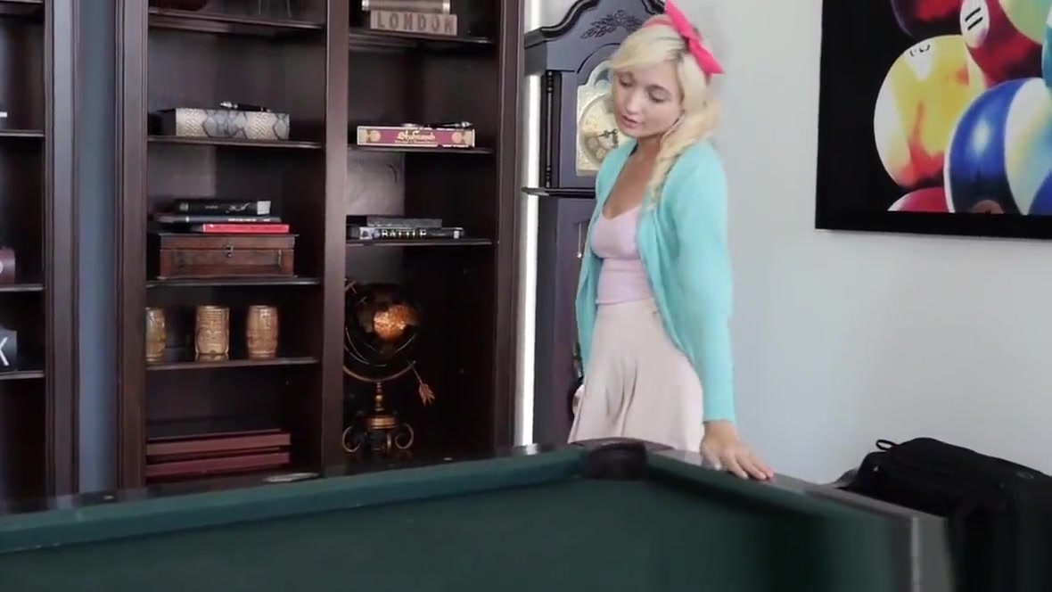 Blonde sitter takes cock